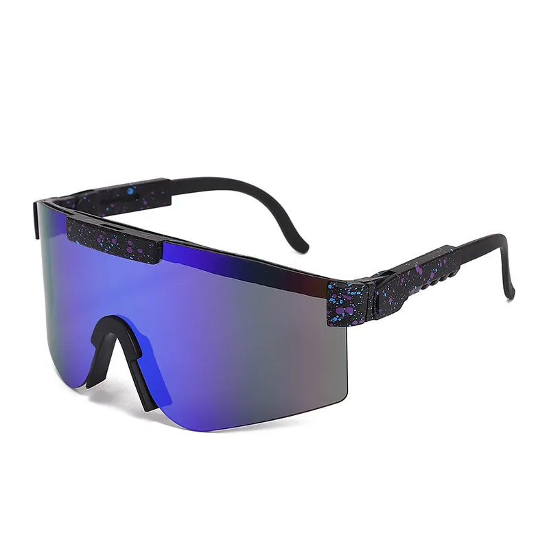 Hurtig solbrille med blå mønster - ​Hinrichsen ApS